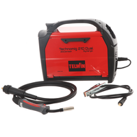 Telwin Technomig 210 Dual Synergic - Poste &agrave; souder inverter &agrave; fil - Pour MIG-MAG/FLUX/BRAZING/MMA/ TIG DC-Lift - GAZ/NO GAZ