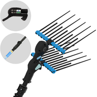 Campagnola Alice STAR ECO - Perche en carbone - 245 - 330 cm - Peigne vibreur électrique à batterie