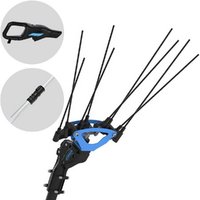 Campagnola Icarus V1 58 - Perche en Aluminium 150-220 cm - Peigne vibreur &eacute;lectrique