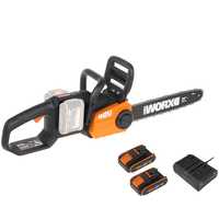 WORX WG384E - Tron&ccedil;onneuse &agrave; batterie 2 x 20V 2Ah - Lame 35 cm 