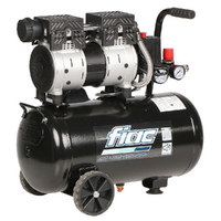 Fiac SUPERSILENT 24/1 - Compresseur électrique monophasé silencieux oil-less - Moteur 1 CV - 24 L