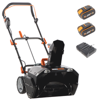 Worx Nitro WG471E - Fraise &agrave; neige &agrave; batterie - 40V - 2x 4Ah