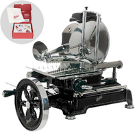 Berkel Tribute Noire - Trancheuse &agrave; volant - Lame en acier chrom&eacute; 300 mm