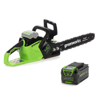 Greenworks GD40CS15K4 - Tron&ccedil;onneuse &agrave; batterie - Guide 35 cm - 40V 4Ah