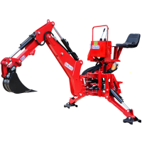 GeoTechPro BHF 225 - Pelle r&eacute;tro fixe pour tracteur