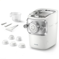 Philips Pasta Maker 7000 HR2660/00 - Machine &agrave; p&acirc;te &eacute;lectrique 2 in 1 - P&eacute;trissage et extrusion