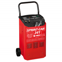 Helvi sprint CAR 341 - Chargeur de batterie et d&eacute;marreur sur chariot - 12/24V