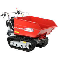 GeoTech Pro GeoPorter 630D Hydro - Brouette &agrave; moteur sur chenille - benne dumper hydraulique 600Kg