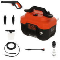 Black &amp; Decker BEPW1300H-QS - Nettoyeur haute pression &agrave; eau froide - 110 bar - 396 l/h