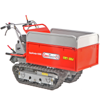 GeotechPro GeoPorter 630E - Brouette &agrave; moteur sur chenilles - Benne extensible 600Kg