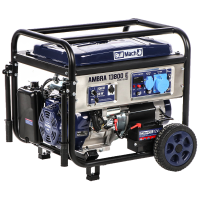 BullMach AMBRA 13800 E - Groupe &eacute;lectrog&egrave;ne sur chariot &agrave; essence avec AVR 10 kW - Continue 9 kW Monophas&eacute;