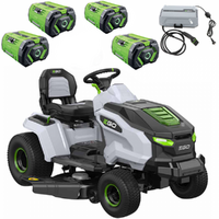 PROMO EGO TR4201 E - Tracteur tondeuse &agrave; batterie - 56V / 40Ah