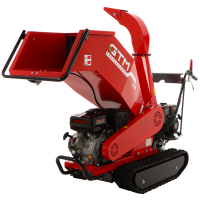 GTM GTS 1300 RG TRACK - Broyeur de branches autotract&eacute; &agrave; chenilles - Moteur Loncin G420F