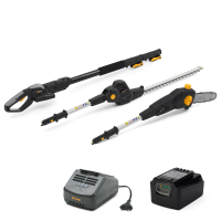 Alpina AM 20 Li Kit - Élagueuse - Taille-haie sur perche de rallonge - 20V/4Ah