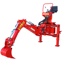 Agrieuro Top Line RES20 - Pelle r&eacute;tro pour tracteur avec d&eacute;placement lat&eacute;ral