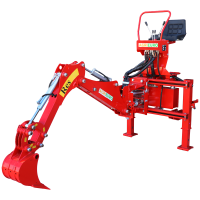 Agrieuro Top Line RES15 - Pelle r&eacute;tro pour tracteur avec d&eacute;placement lat&eacute;ral