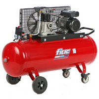 Fiac AB 150/348 - Compresseur d'air &eacute;lectrique monophas&eacute; &agrave; courroie - Moteur 3 CV - 150 L