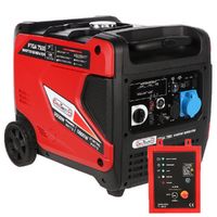 GeoTech-Pro PTGA 7500 - Groupe électrogène inverter insonorisé sur chariot 5,8 kW - Continu 5,5 kW Monophasé + ATS