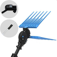 Campagnola Elektra - Perche en aluminium - 210 - 280 cm - Peigne vibreur &eacute;lectrique &agrave; batterie