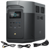 EcoFlow Delta 2 Max - Batterie PowerStation Portable - 2400 W - 2048 Wh/51.2V