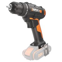 Worx WX100.9 - Perceuse Visseuse &agrave; batterie 20V - SANS BATTERIE ET SANS CHARGEUR