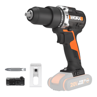 Worx Nitro WX352.9 - Perceuse visseuse &agrave; percussion &agrave; batterie - 20V - SANS BATTERIE ET SANS CHARGEUR