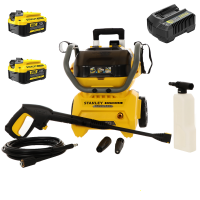 Stanley SFMCPW1500B-XJ - Nettoyeur haute pression &agrave; batterie - 100 bars - 2x 18V 4Ah