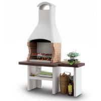 Palazzetti Jesolo 2 - Barbecue &agrave; bois et charbon en ma&ccedil;onnerie