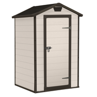 Keter Manor beige - Abri pour outils de jardin - 129x103x196 cm