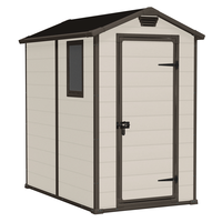Keter Manor beige - Abri de jardin - Avec fen&ecirc;tre lat&eacute;rale