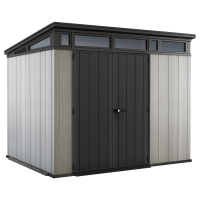 Keter Artisan gris - Abri de jardin - Avec porte double battant - 277x218x226 cm