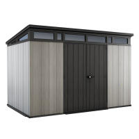 Keter Artisan gris - Abri de jardin - Avec porte &agrave; double pans - 342x218x226 cm
