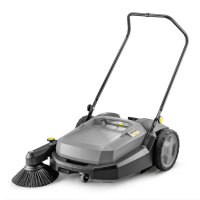 Karcher KM 70/20 C  - Balayeuse manuelle &agrave; pouss&eacute;e - avec bac de ramassage