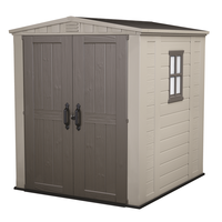 Keter Factor beige - Abri de jardin - Avec fen&ecirc;tre lat&eacute;rale  - 178x195.5x208 cm