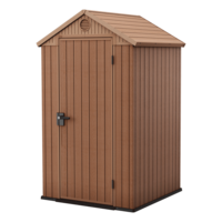 Keter Darwin marron - Abri de jardin - 123.8x117x205.1 cm