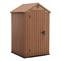 Keter Darwin marron - Abri de jardin - 123.8x117x205 cm