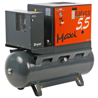 Italyco Maxi 6/270 D- Compresseur rotatif &agrave; vis - Pression max 10 bars