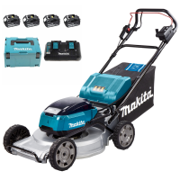 Makita DLM533 - Tondeuse &agrave; gazon autotract&eacute;e s&agrave; batterie - 4x18V/5Ah - Coupe 53 cm