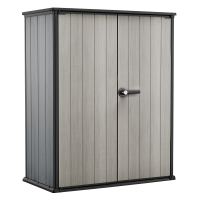 Keter High Store - Armoire &agrave; outils de jardin - 140x73.6x170.4 cm