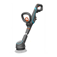 Gardena AquaBrush Compact 02/18V - Nettoyeur de terrasse &agrave; batterie - SANS BATTERIE NI CHARGEUR