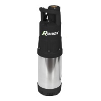 Ribimex PRPVC1201AUTO - Pompe immerg&eacute;e automatique pour puits - 1200 W - Eaux claires