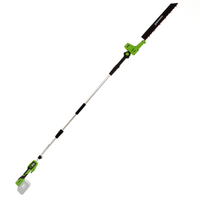 Greenworks G48PHTII - Taille-haie sans fil sur perche de rallonge - SANS BATTERIE NI CHARGEUR