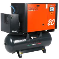 Italyco KVE 20/270 Premium - Compresseur rotatif &agrave; vis - Pression max 10 bars
