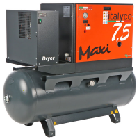 Italyco Maxi 8/270 D - Compresseur rotatif &agrave; vis - Pression max 10 bars