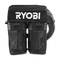 Bac de ramassage pour tracteur tondeuse 107cm - RYOBI - RAC478
