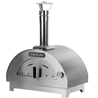 AgriEuro Quattro Stagioni - Four &agrave; bois d'ext&eacute;rieur pour pizza Anthracite 60x40 - pour 1 pizza