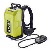 Ryobi RY36BP3PA-0 - Sac &agrave; dos batterie 36V