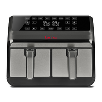 Girmi FG22 Ecofrit Bis - Friteuse sans huile numérique avec double panier 8 L