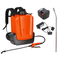 Stocker Ergomist 15 - Pulv&eacute;risateur &agrave; dos &agrave; batterie - Cuve 15 L - 21 V  4 Ah