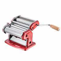 Imperia iPasta T.2/6,5 mm Rouge - Laminoir - Machine à pâtes manuelle en INOX